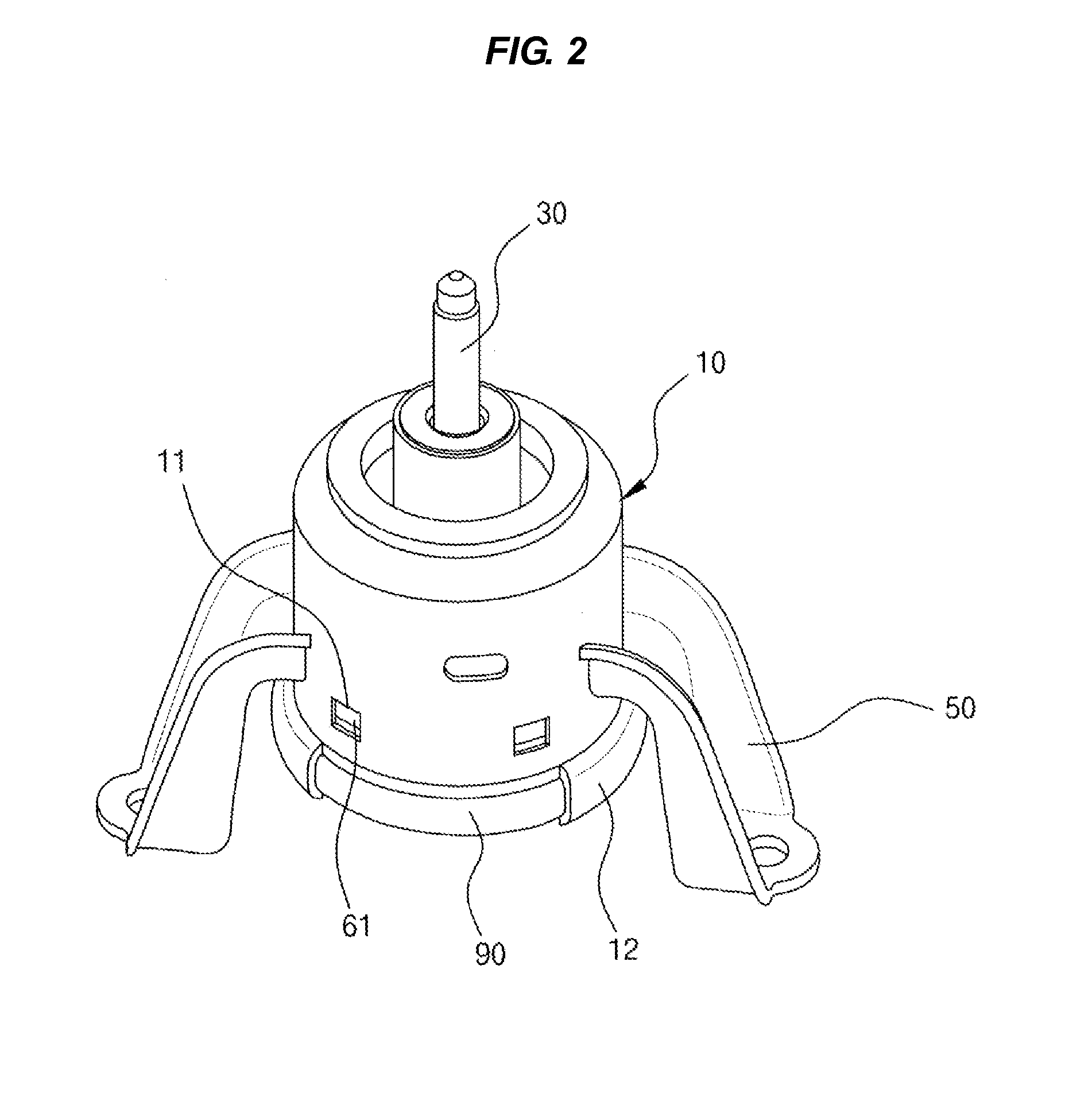 Engine mount of vehicle