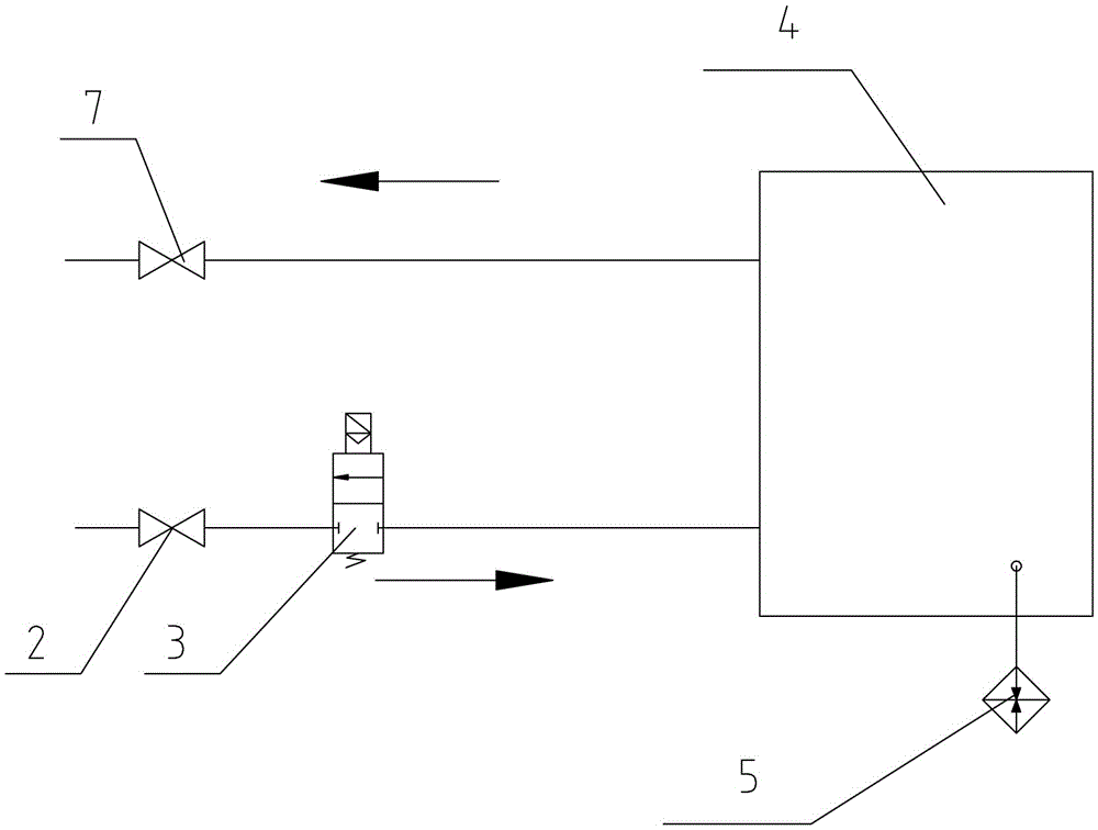 Press air cushion water cooling device