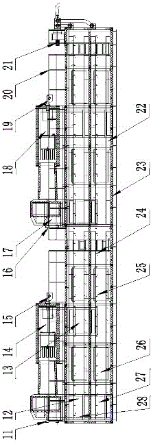 Hot air vulcanization equipment