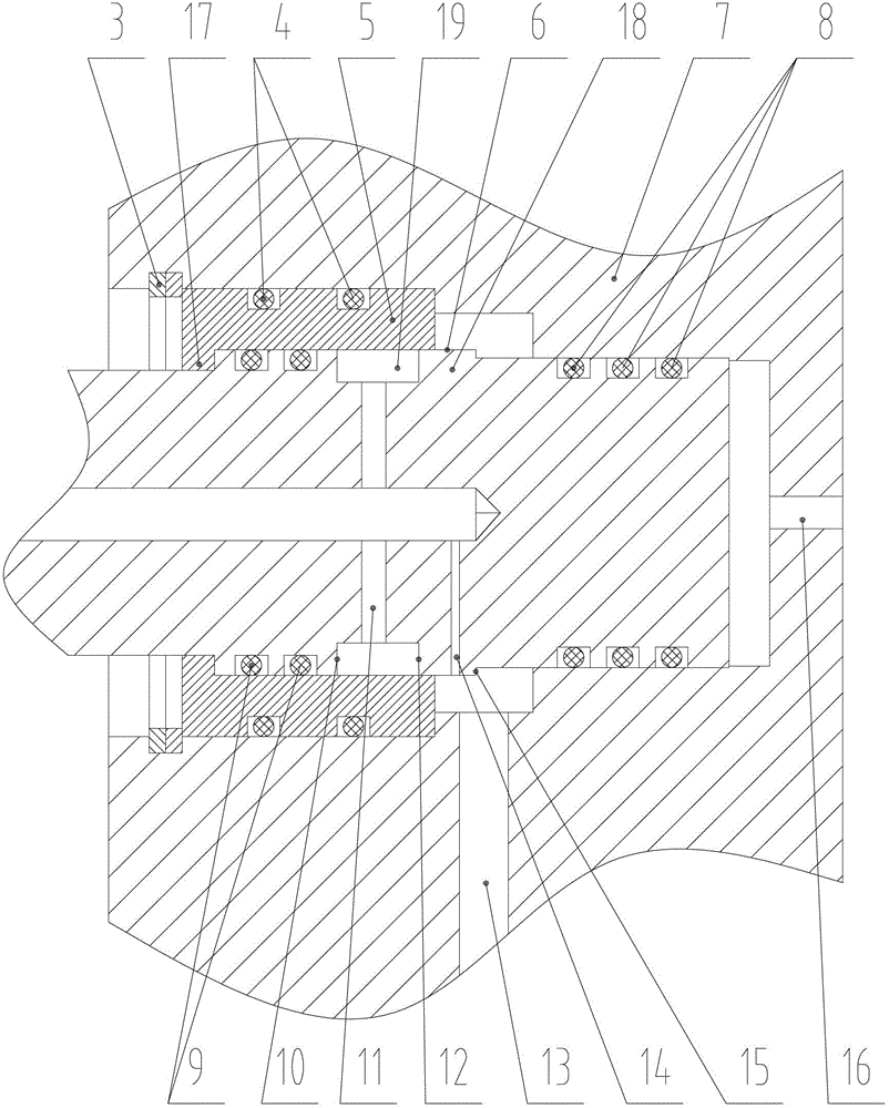 Automatic hydraulic rock breaking pick