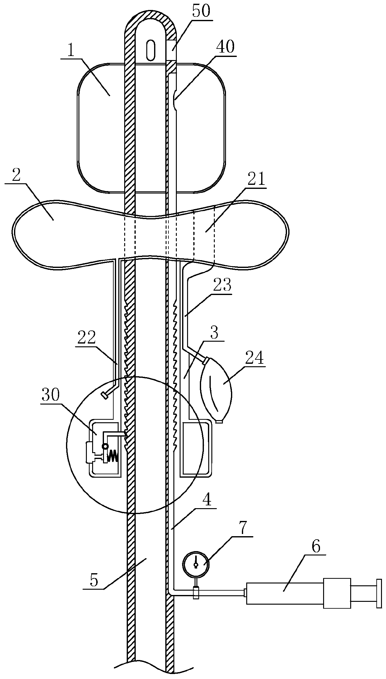 Pressure-precision adjustable uterus hemostasis balloon device