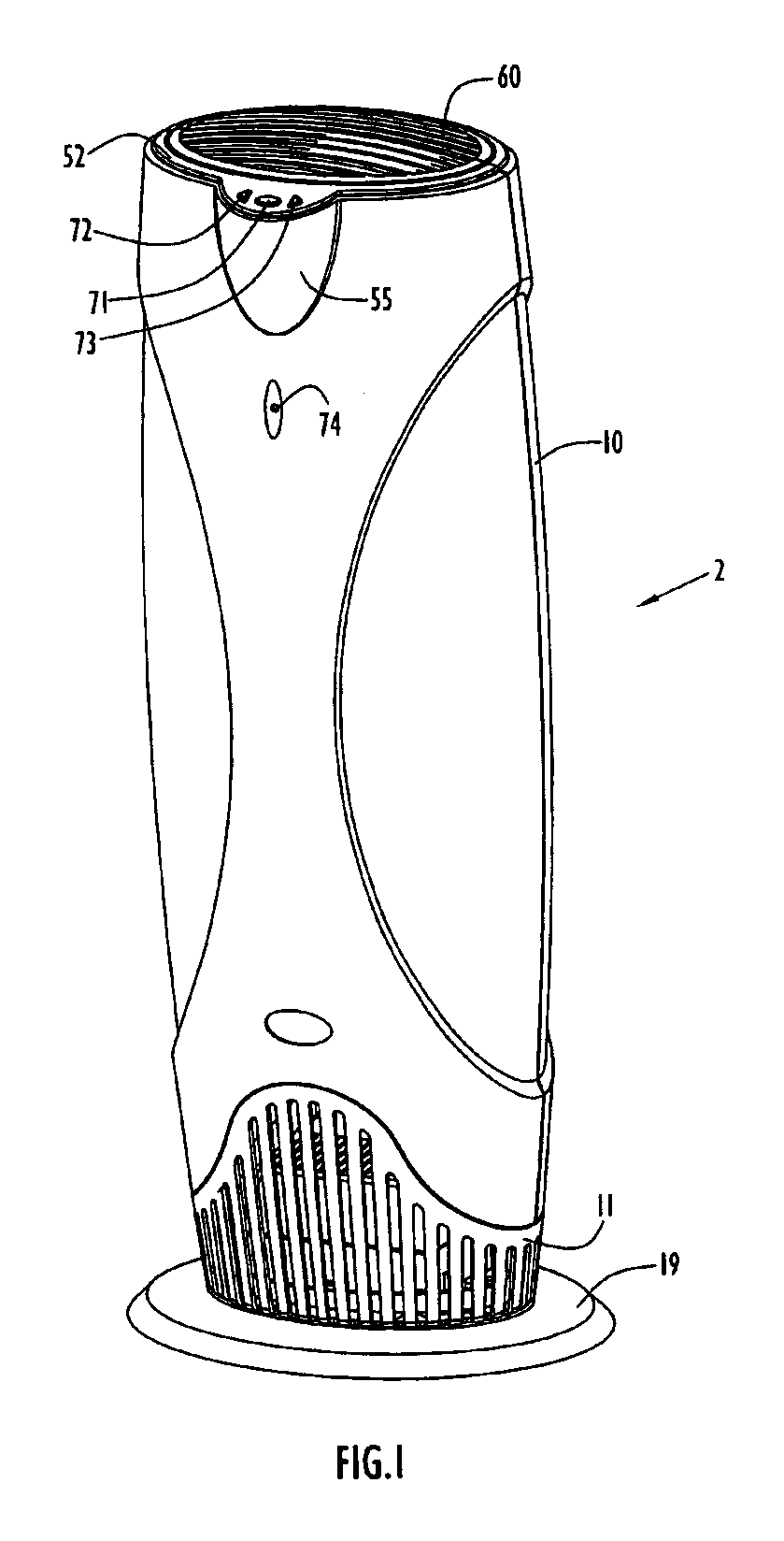 System for purifying and removing contaminants from gaseous fluids