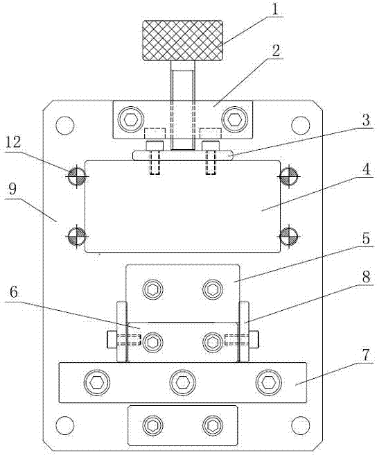 Mounting structure of longitudinal cutter in sub longitudinal cutting die for fins of air conditioners