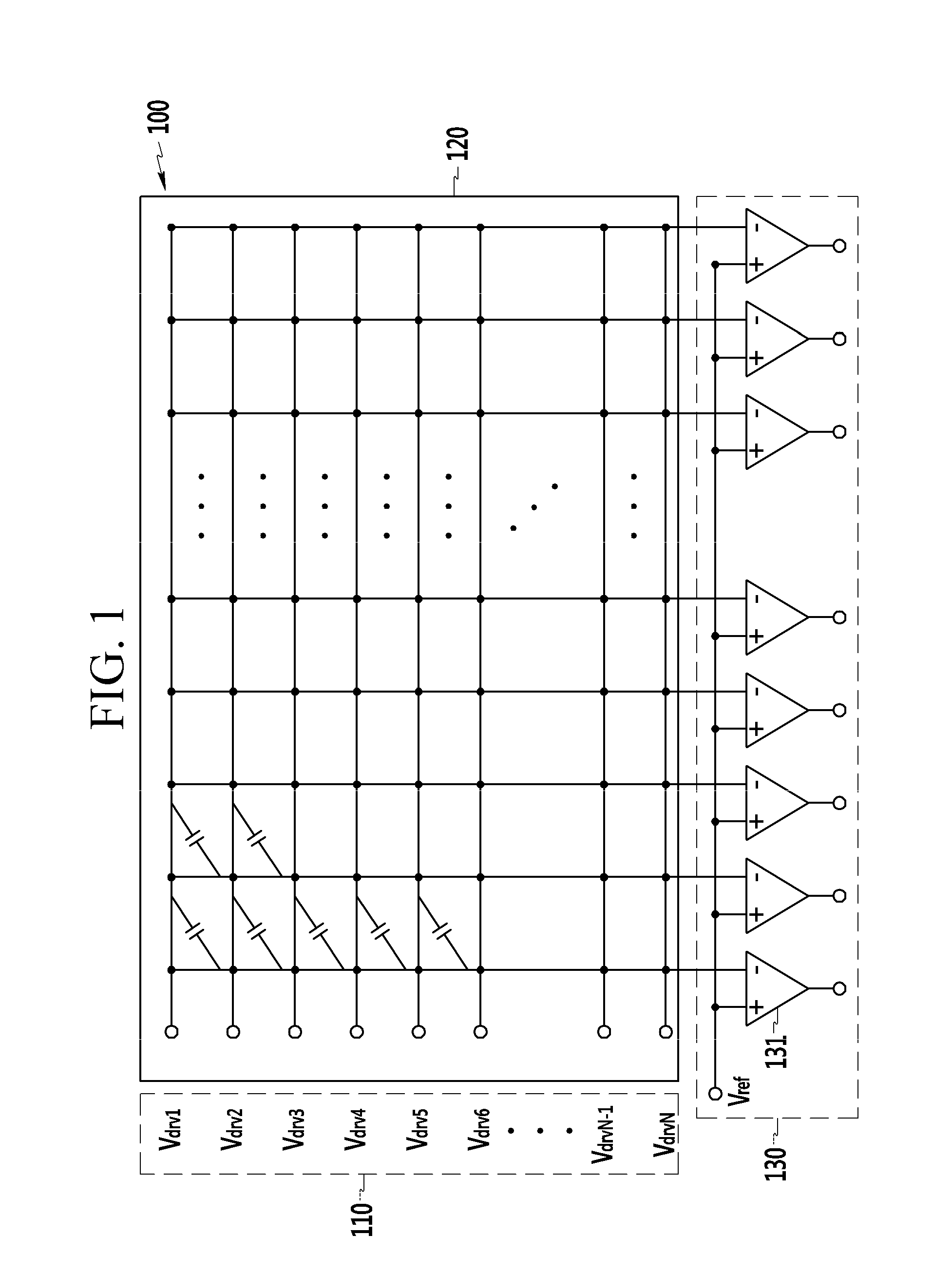 Apparatus for parallel readout of touch screen