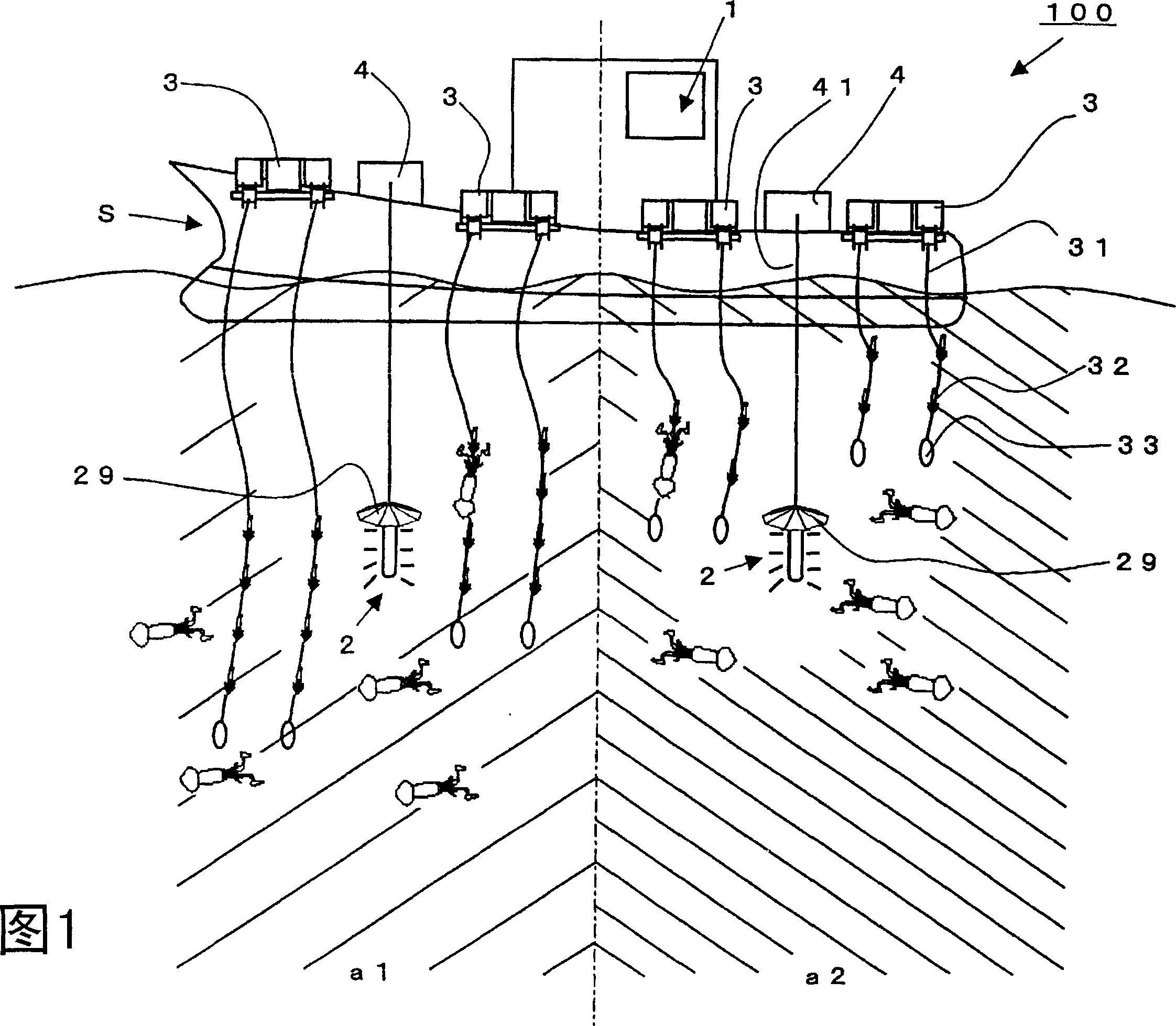 Fishing light device and usage of the same