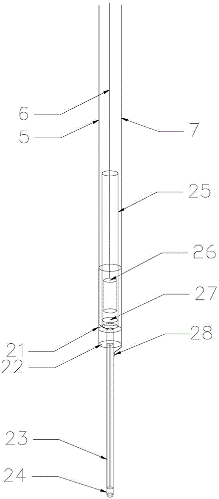 Electrochemical NMR in situ quantitative detection electrolytic cell with grid-like working electrode structure