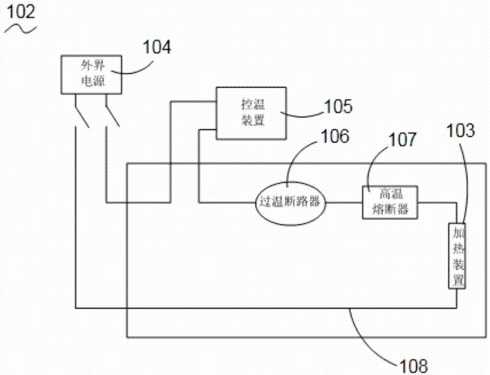 Heating type conveying cavity with controllable temperature and process device and temperature control heating method thereof