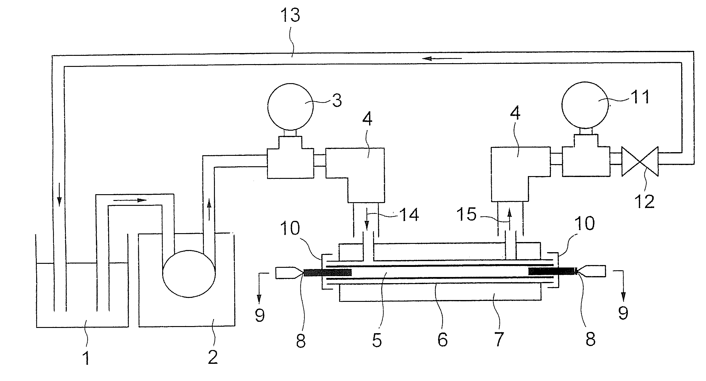 Method for membrane filtration purification of suspended water