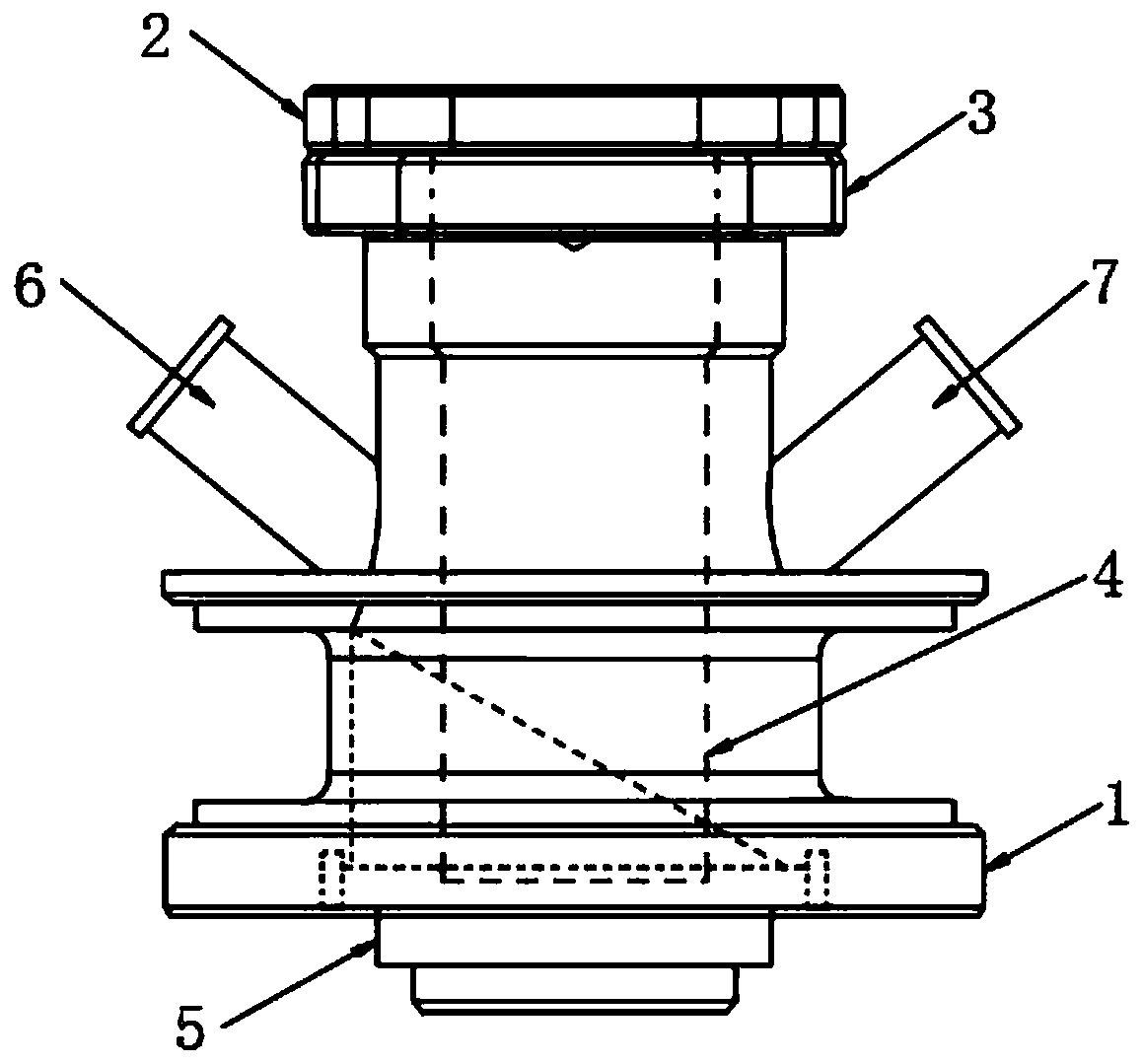 Novel automobile sealing strip extrusion machine head