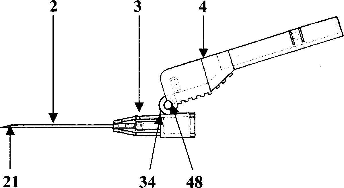 Safety shape destruction medical needle