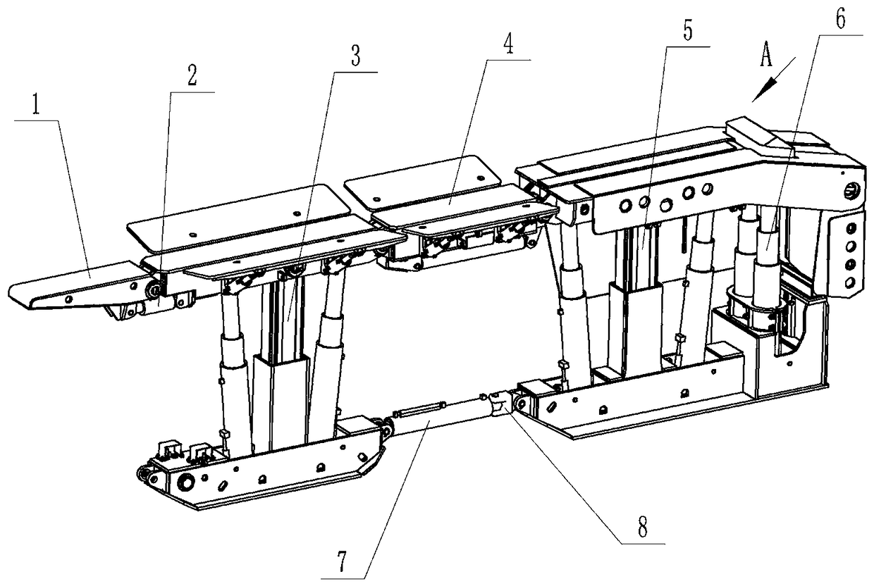 Special-shaped support equipment for ends of fully mechanized coal face