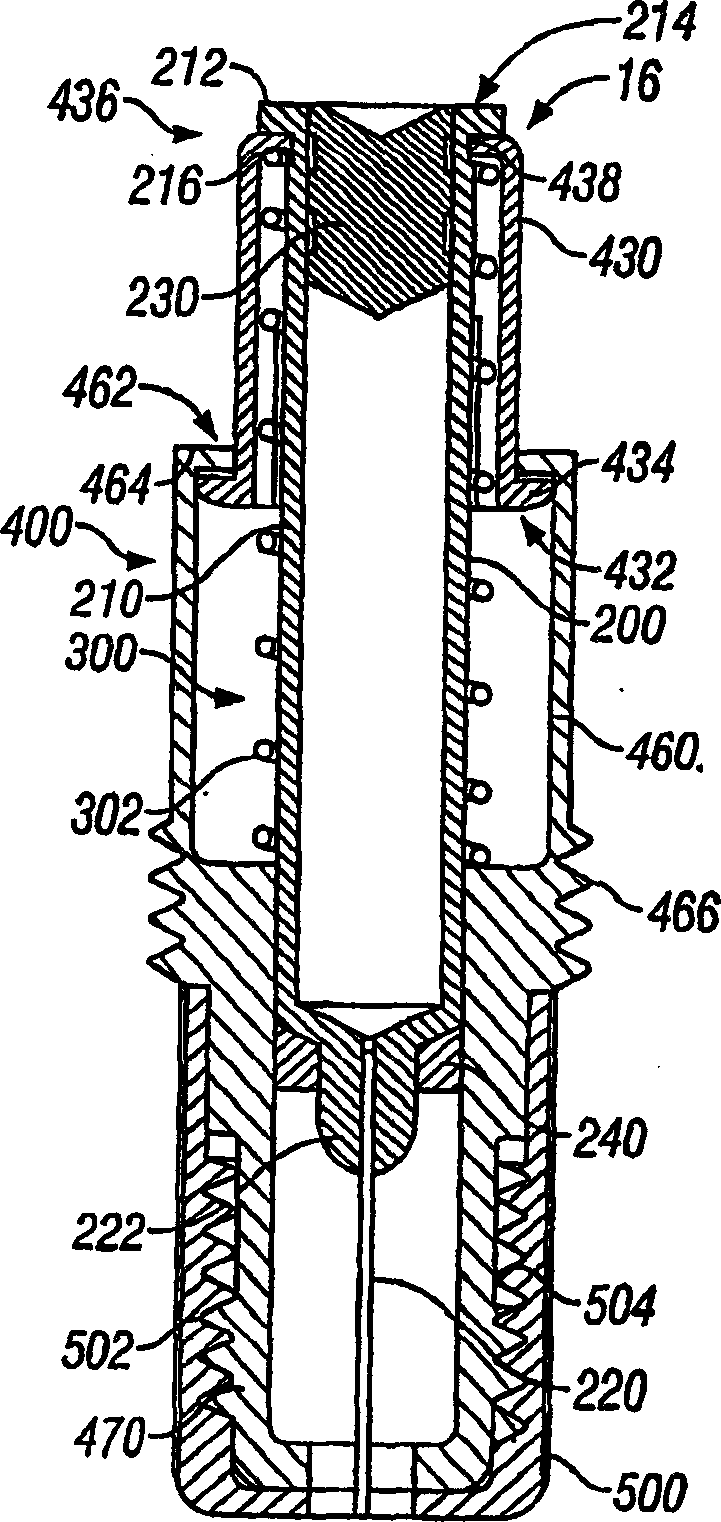 Collapsible syringe cartridge