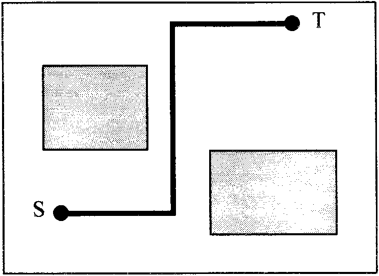 Grid-free model based wiring method of integrated circuit from module to module