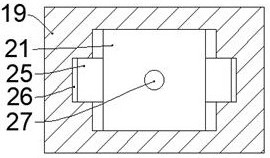 A wood-like railing with adjustable spacing