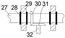 A wood-like railing with adjustable spacing