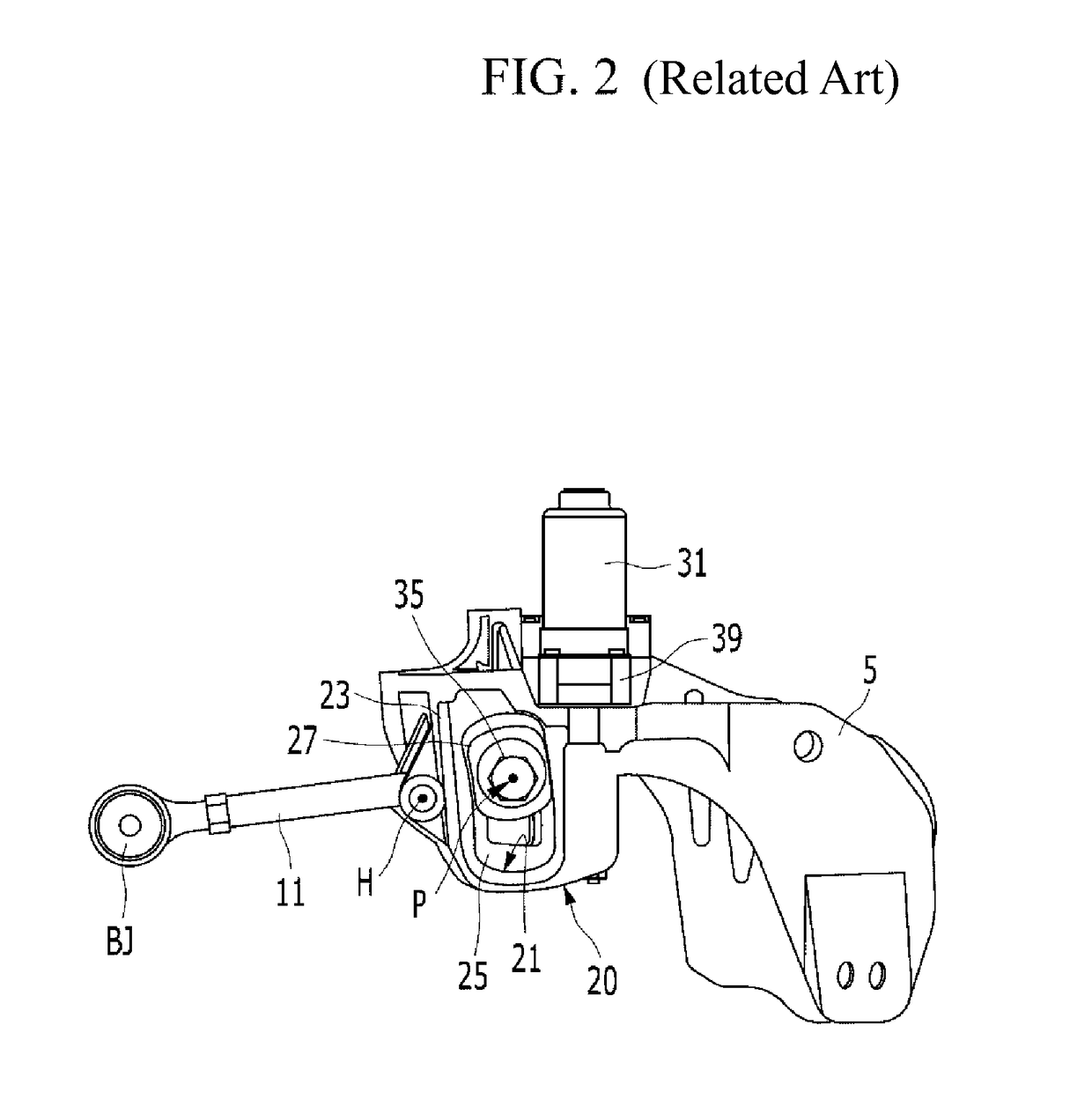 Active geometry control suspension system