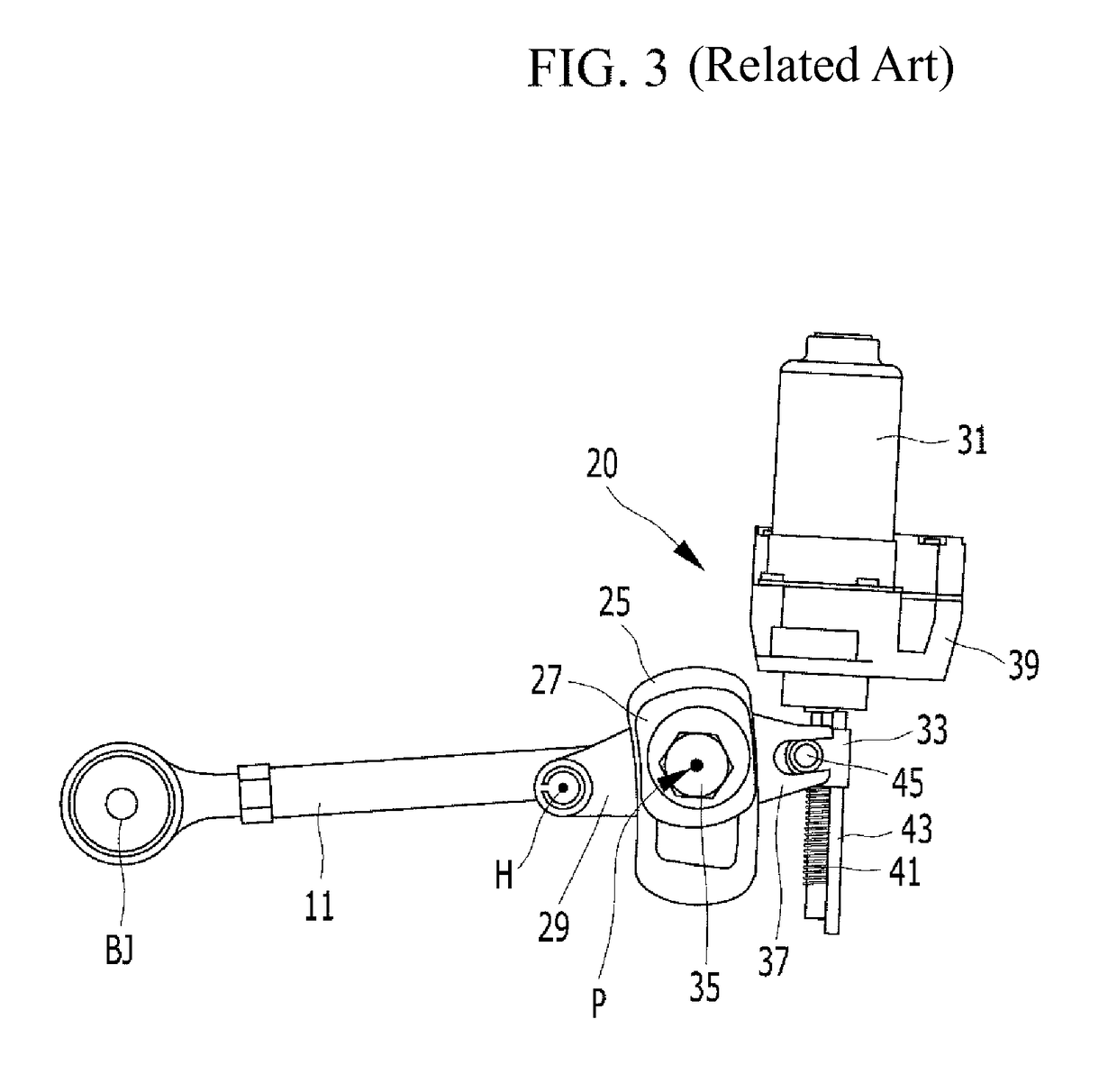 Active geometry control suspension system