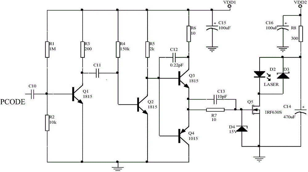 Pseudo-random code system-based laser fuze system and target identification method thereof