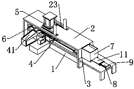 Guide rail punch forming device