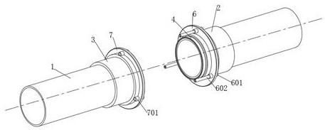 Composite pipe with quick-connection pipe head