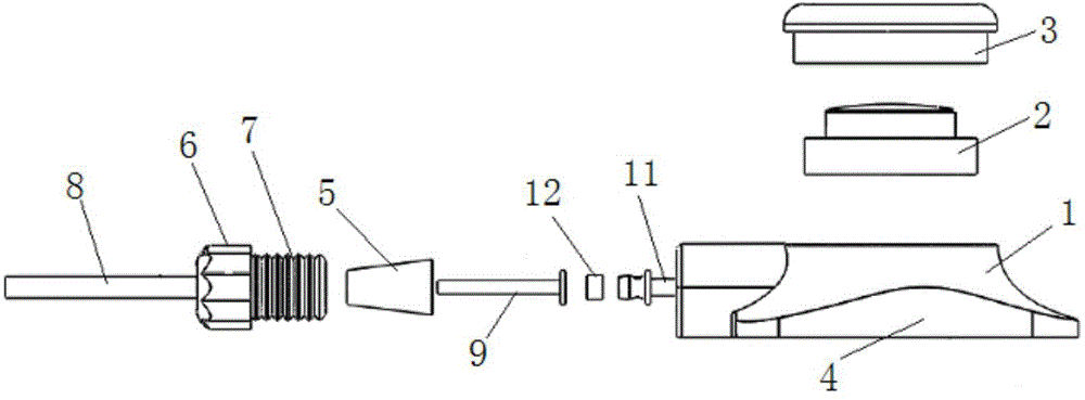 Implantable drug-supplying device of check valve seal-free pipe