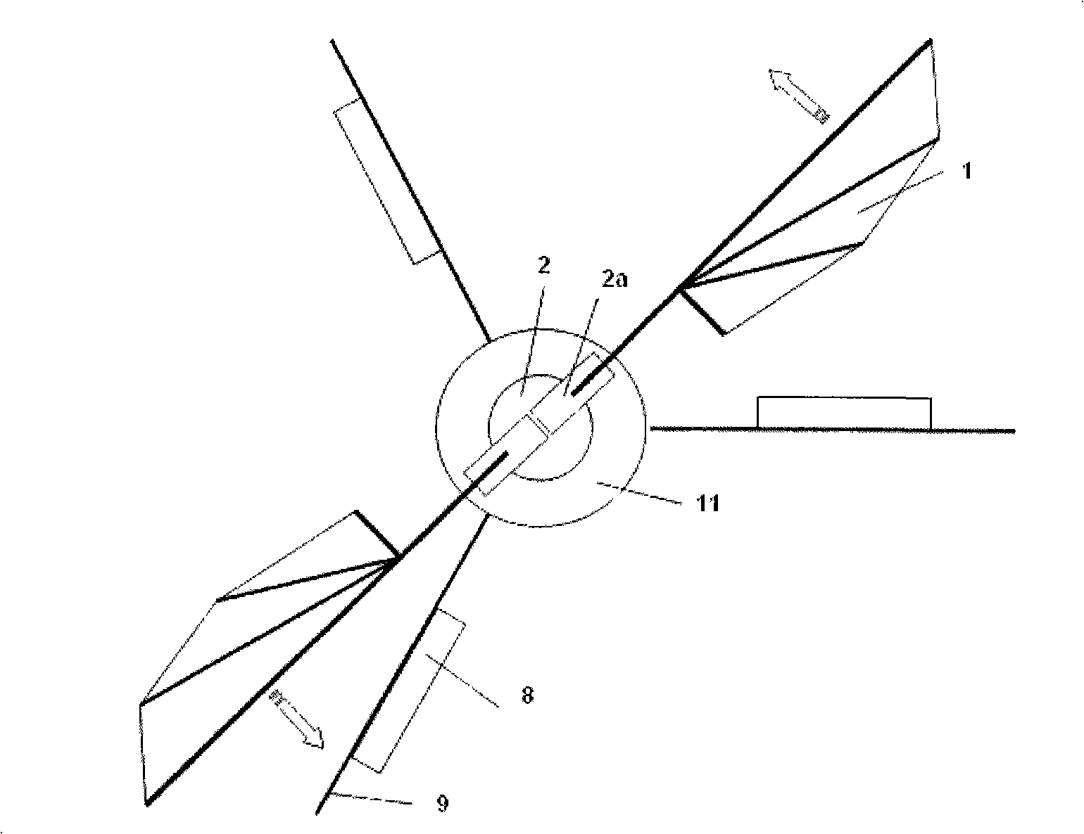 Flapping rotor wing design method and microminiature flapping rotor wing designed according to the method