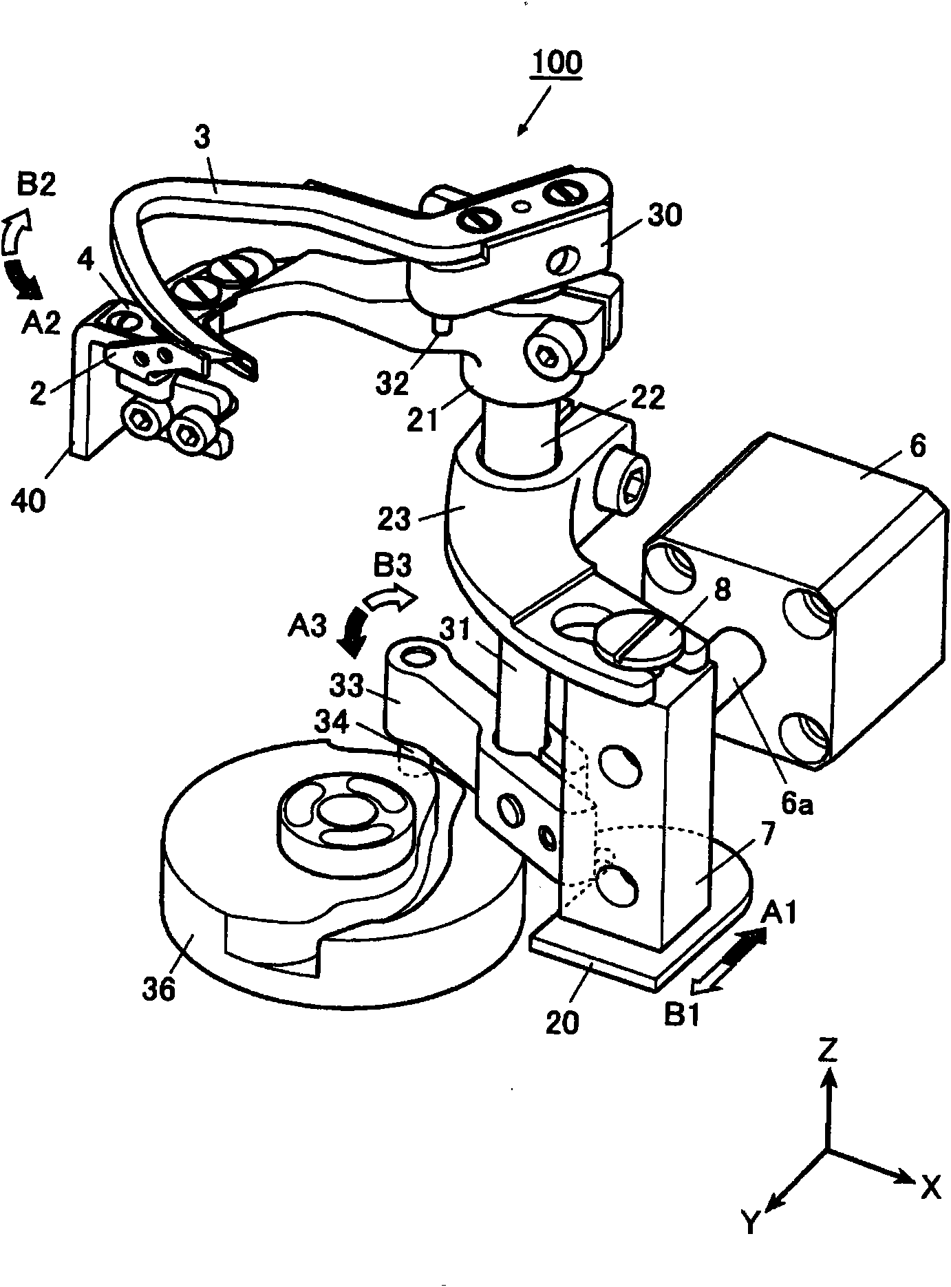 Thread cutting device for sewing machine