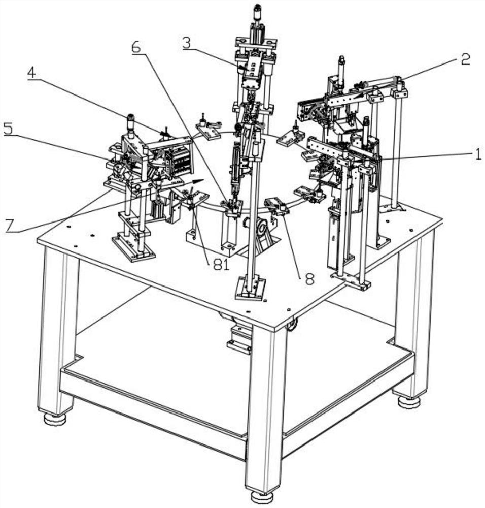 Automatic pipe penetrating machine