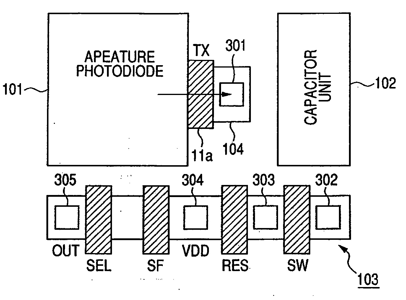 Solid state image pickup device and camera