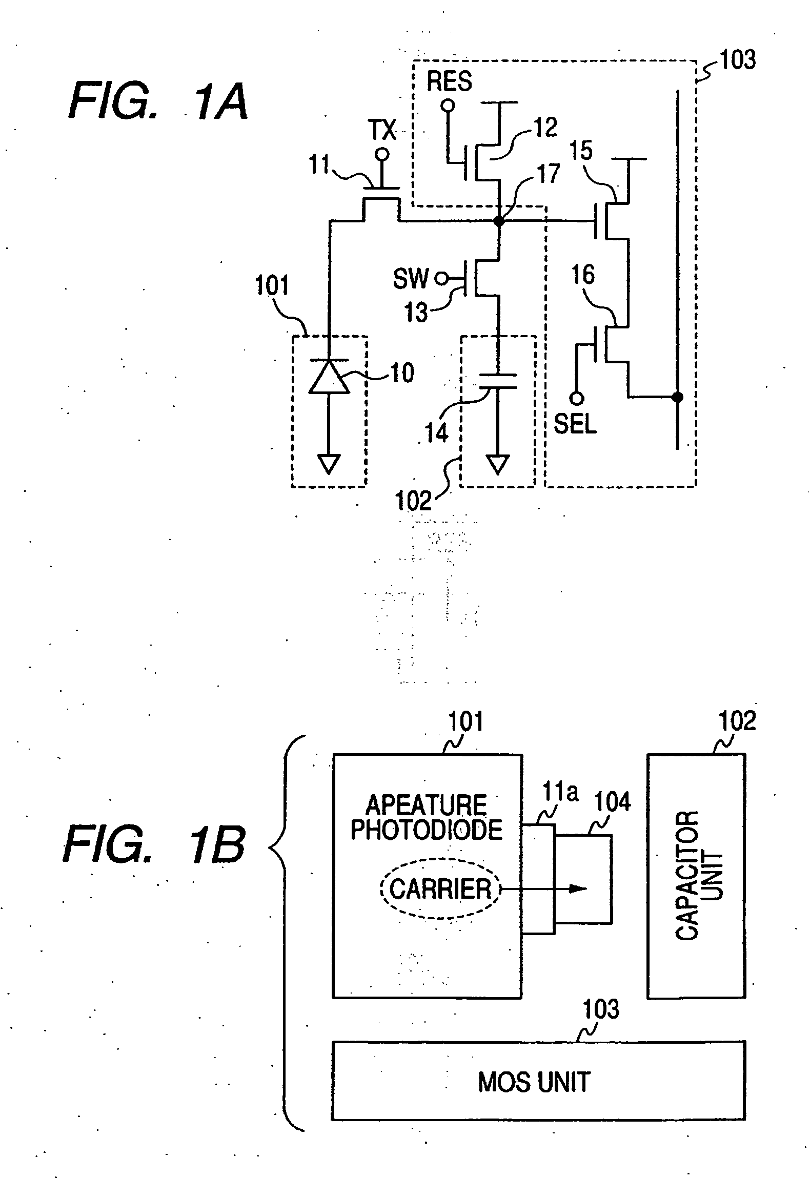 Solid state image pickup device and camera