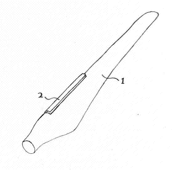 Blade of wind generating set and wind generating set comprising blade