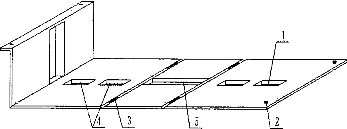 Die in use for molding component of concrete filled double thin wall