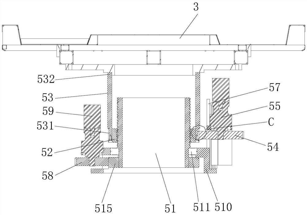 Flat Mobile Parking Garage with Lifting Rotation Mechanism