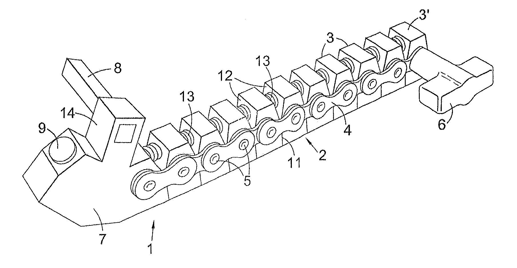 Variable radius lever arm assembly