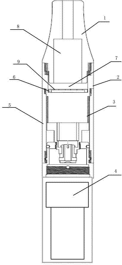 Electric smoking device with filter tip