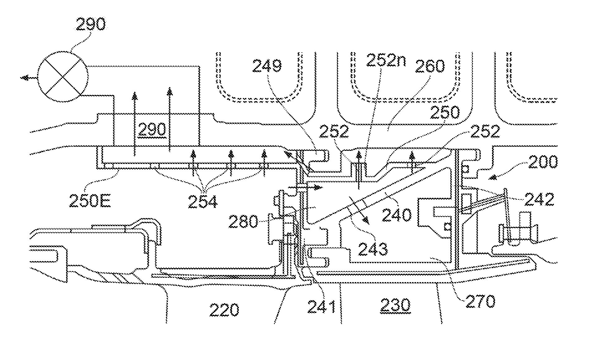 Tip clearance control for turbine blades