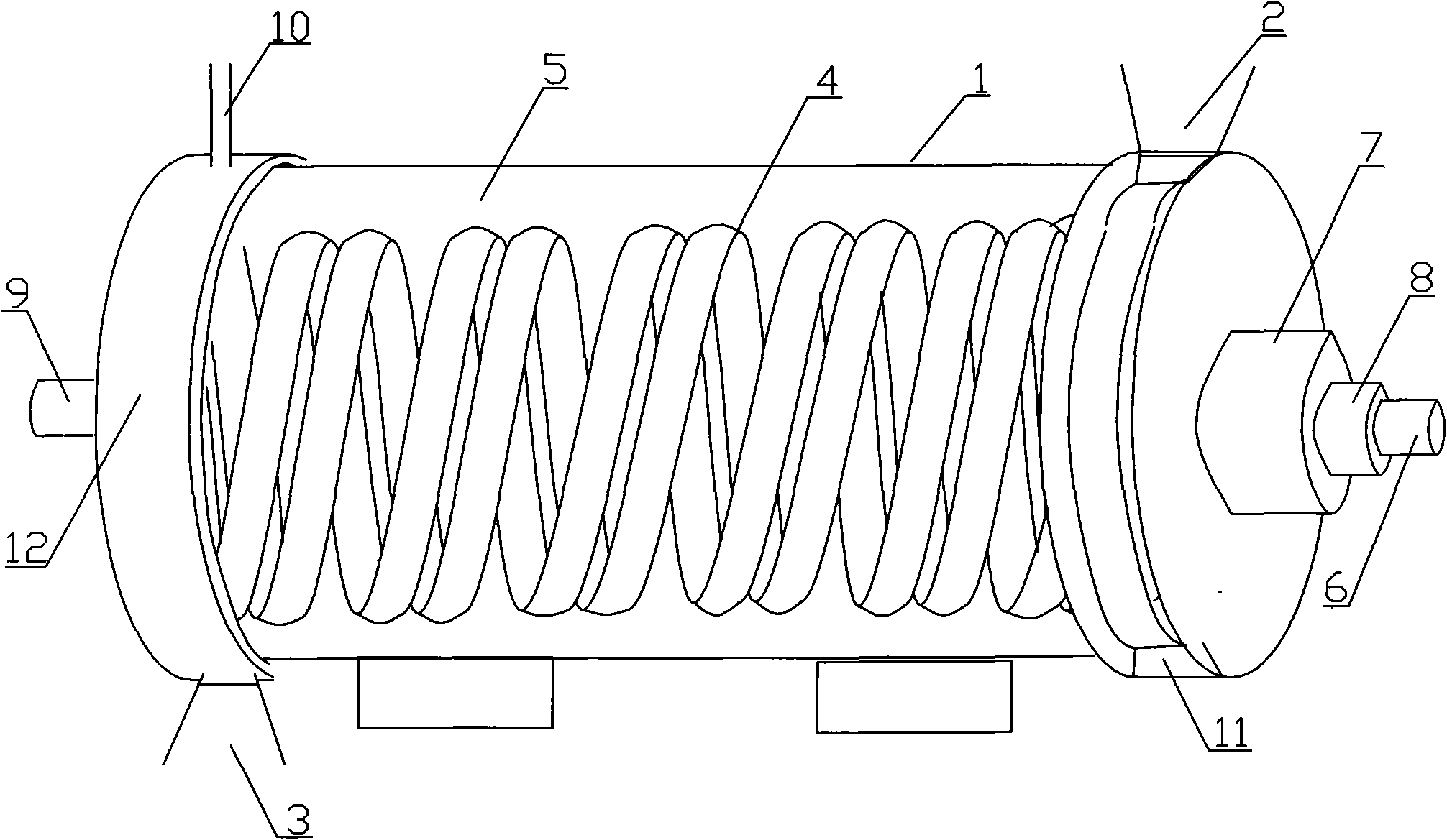 Coal substance decomposing device