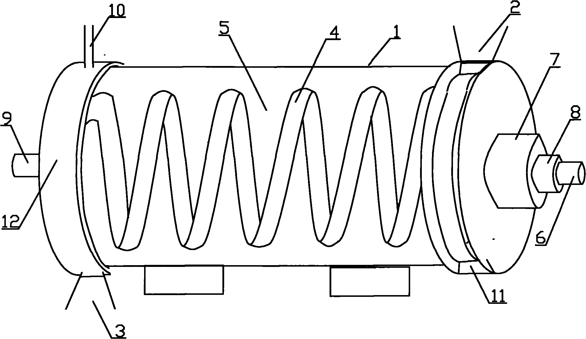 Coal substance decomposing device