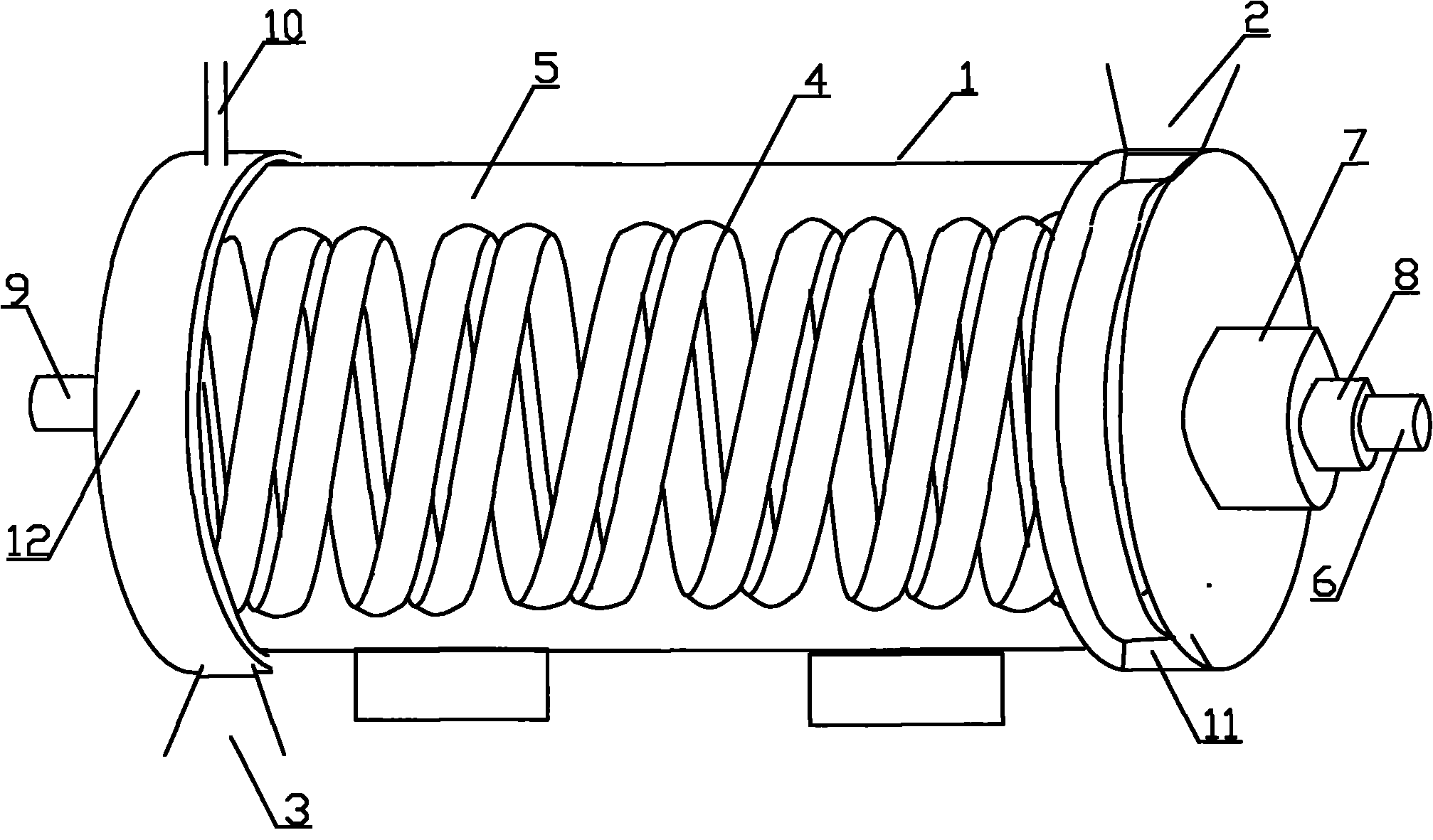 Coal substance decomposing device