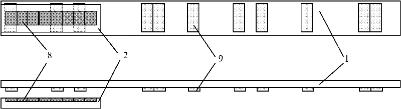 Combined coding type vortex lattice absolute position sensor