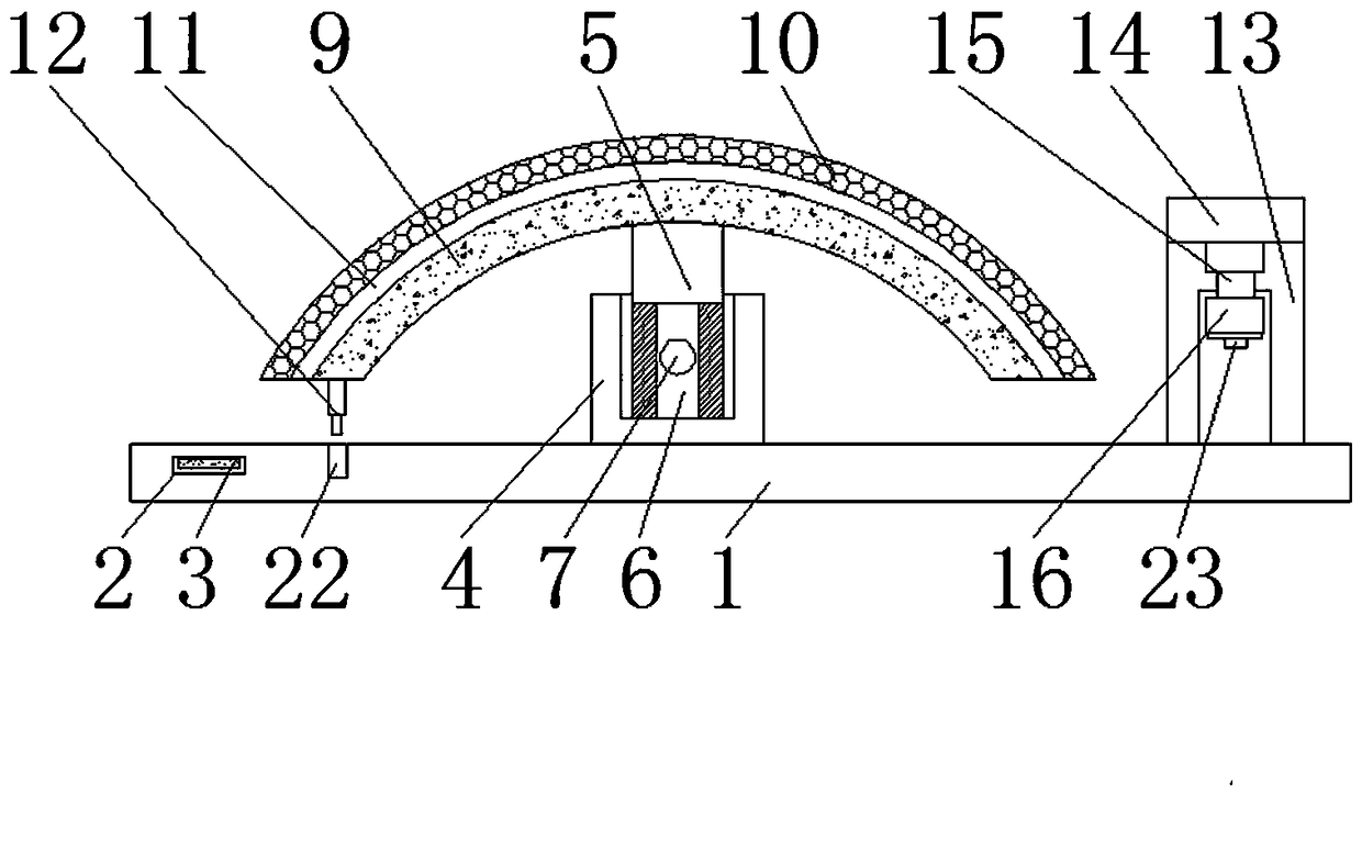 Dance training back bending device for student