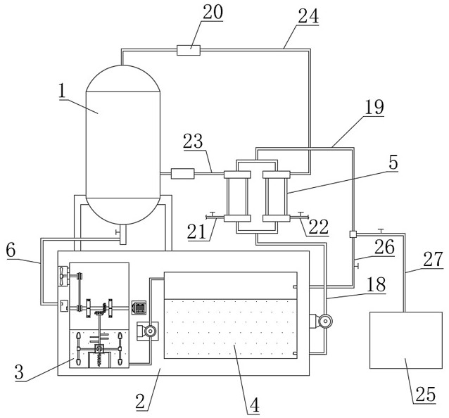 Processing device for producing propylene glycol and use method thereof