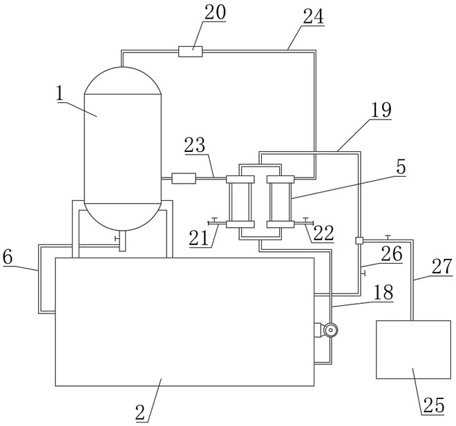 Processing device for producing propylene glycol and use method thereof