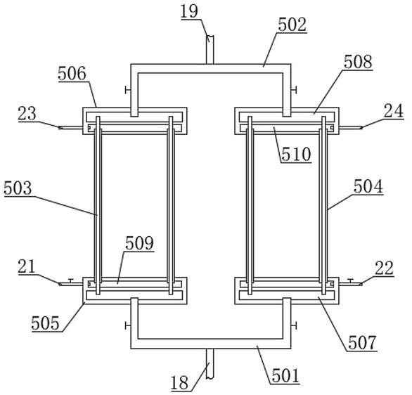 Processing device for producing propylene glycol and use method thereof