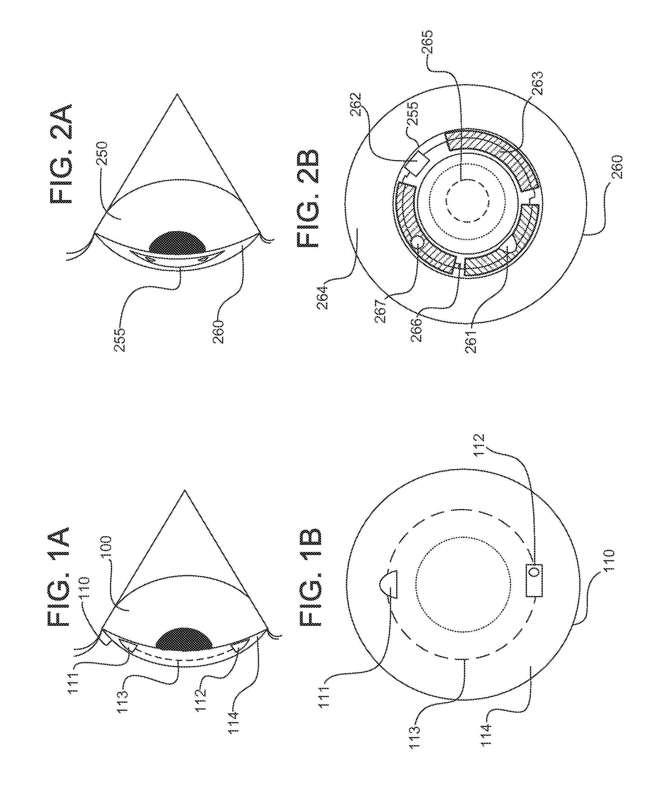 Ophthalmic lens system capable of interfacing with an external device