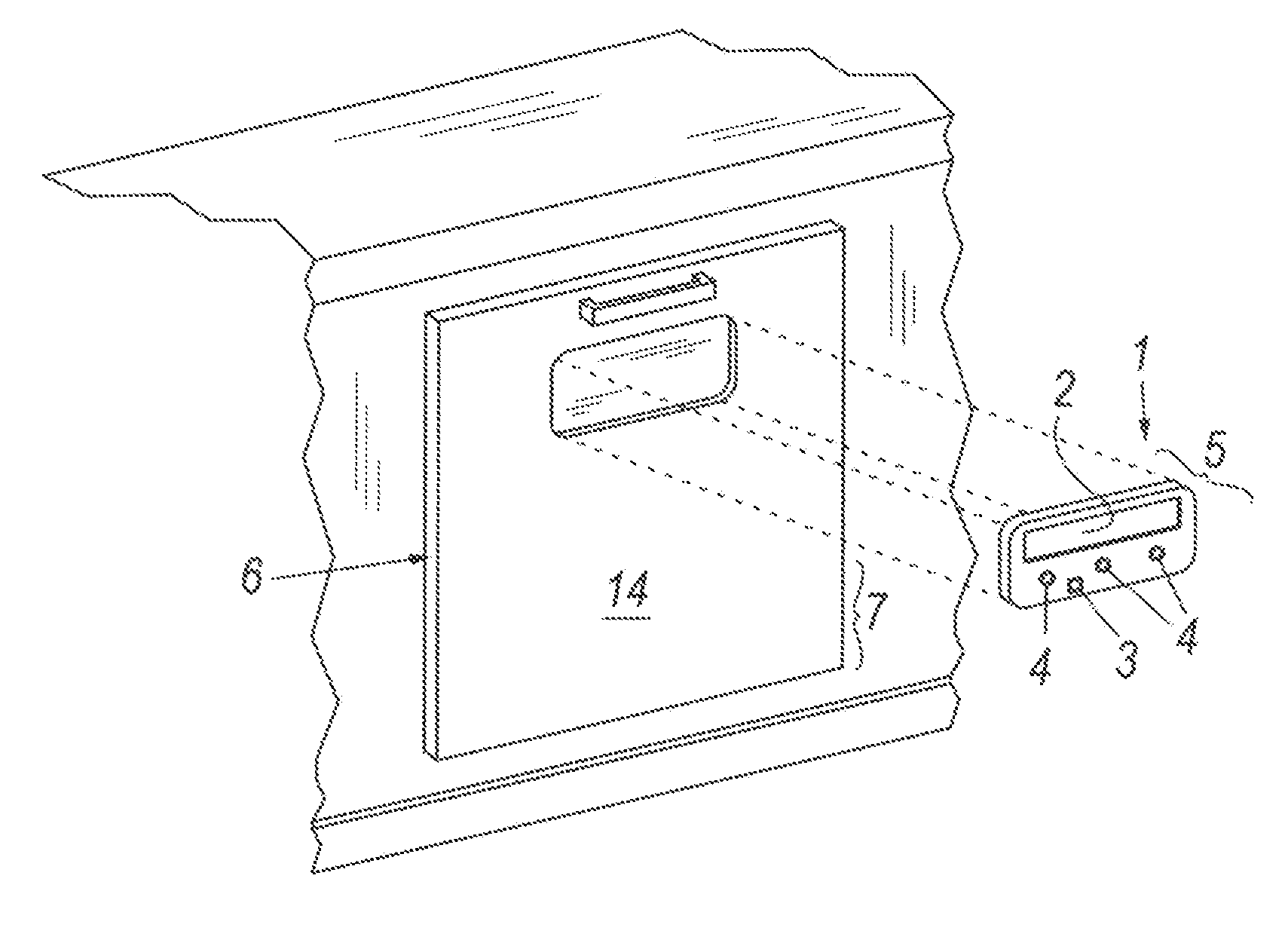 User interface for controlling a household electrical appliance remotely connected thereto