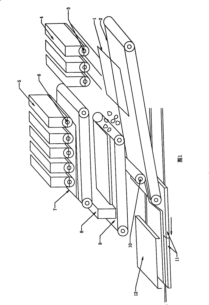 Manufacturing method of polished porcelain tile imitating natural marble