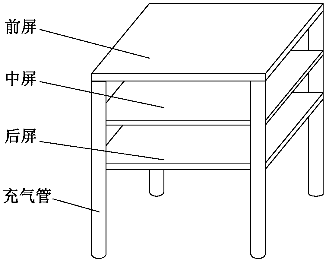 Space-debris-and-projectile stopping protection device and system