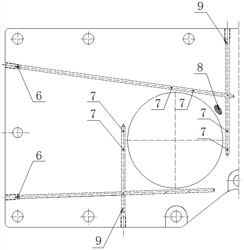 A sealing seat device for roll boxes of high-line finishing mills