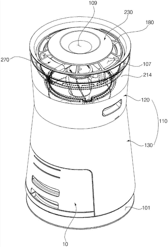 Apparatus for both humidification and air cleaning